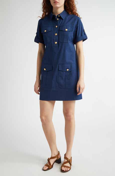 Veronica Beard Lucca Stretch Cotton Minidress