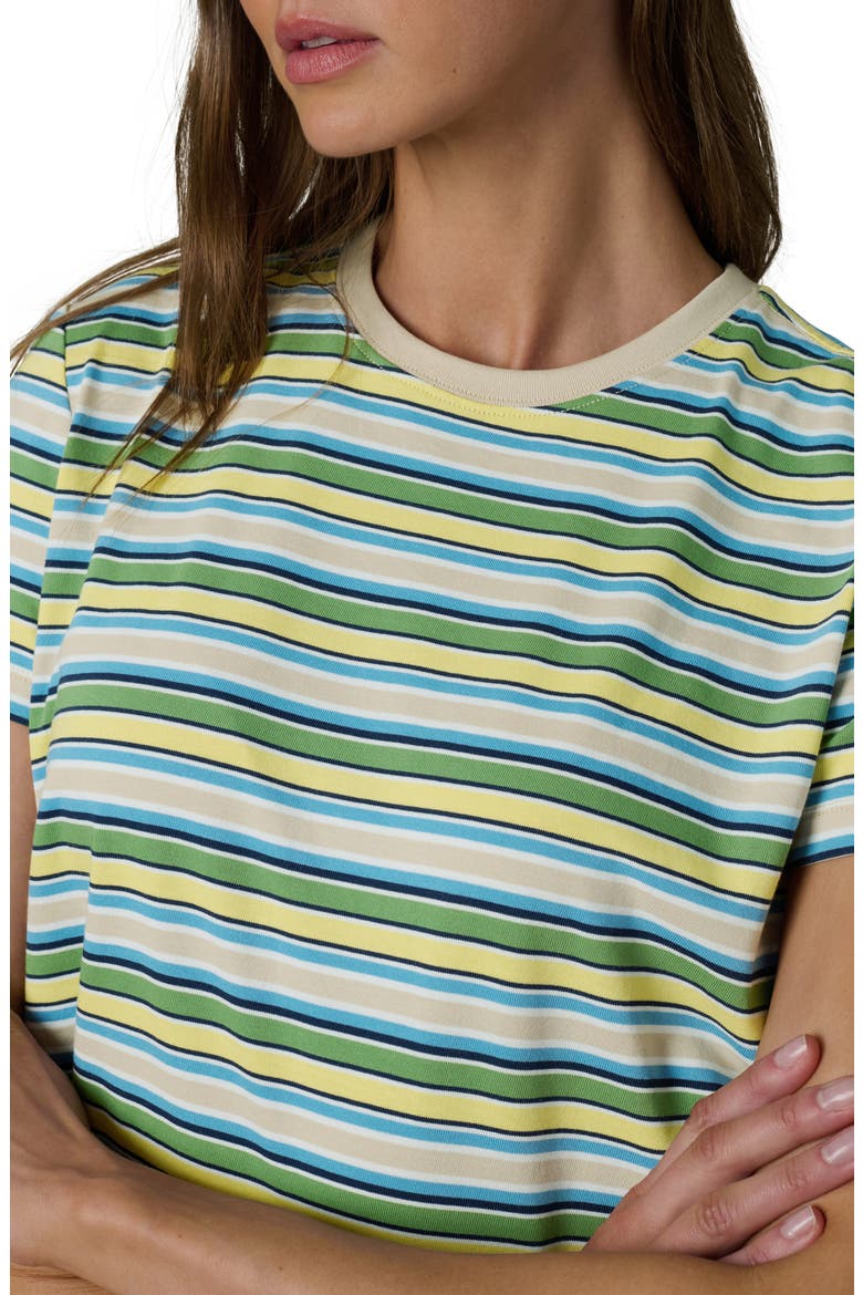 The Easy Stripe T-Shirt, Alternate, color, CITRUS MULTI STRIP