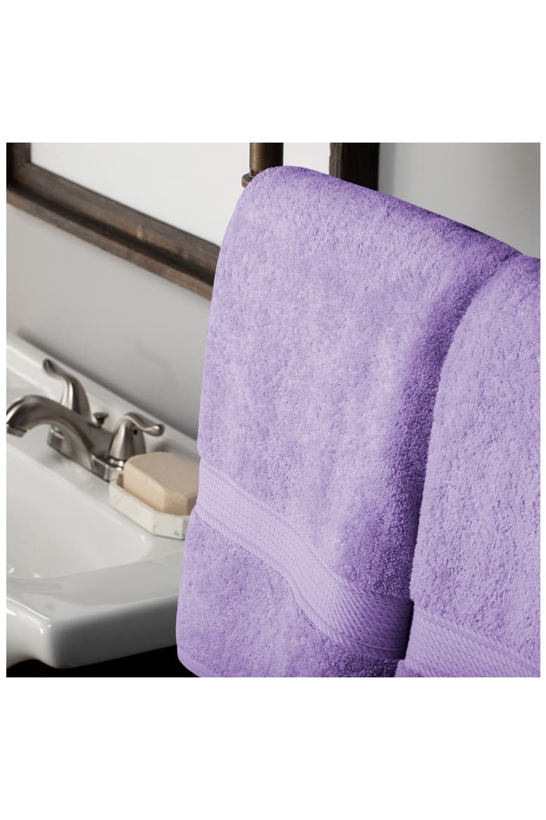 Egyptian Cotton 10-Piece Towel Set, Alternate, color, PURPLE