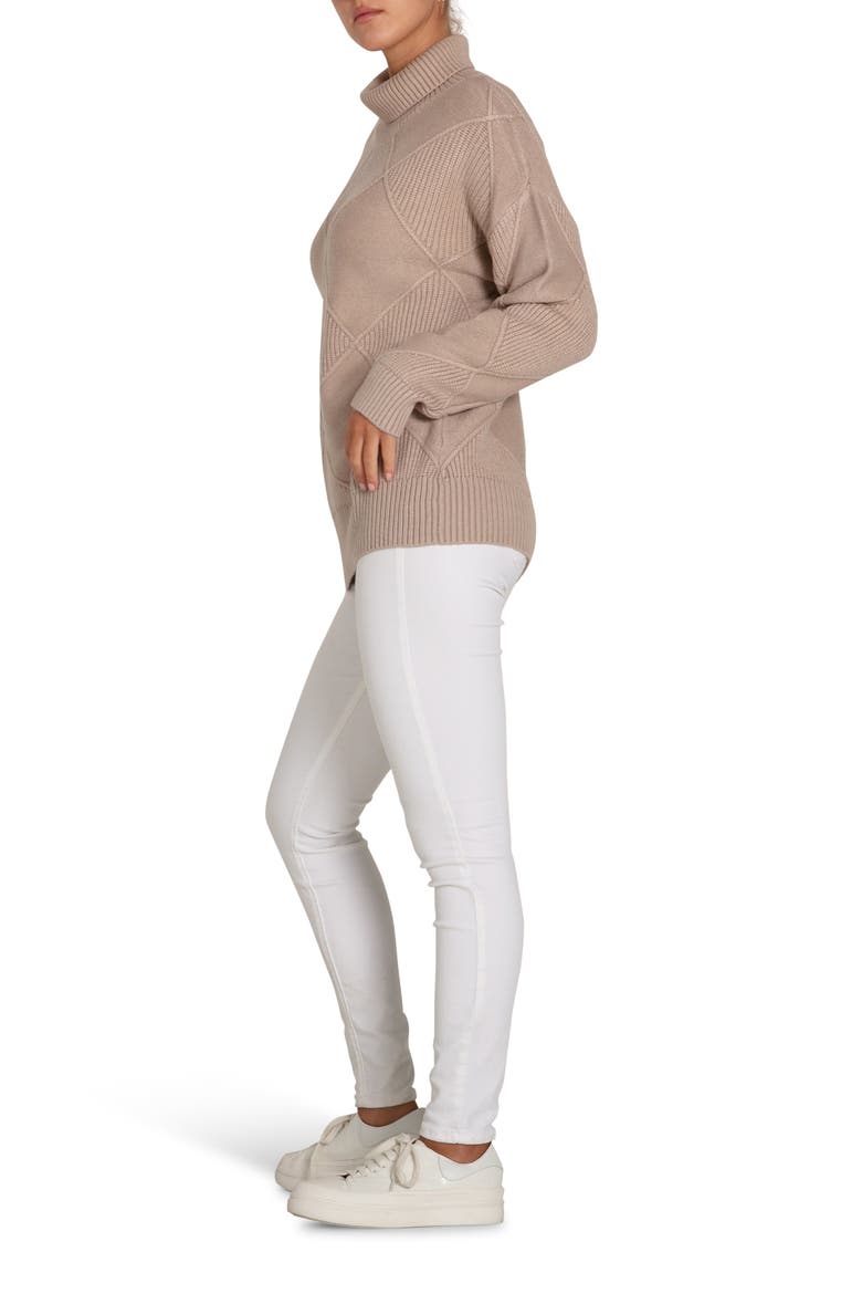 The Academy Turtleneck Jumper, Alternate, color, Oat