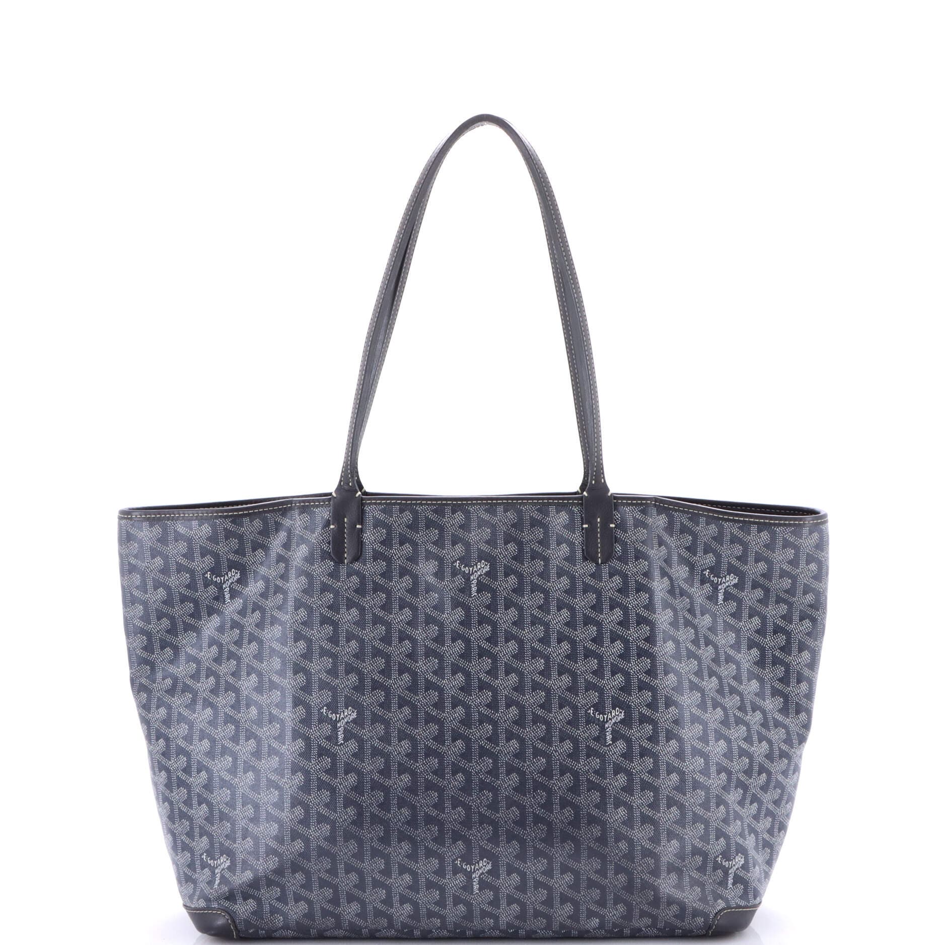 Pre-Owned Goyard Artois Tote Coated Canvas MM, Alternate, color, Gray