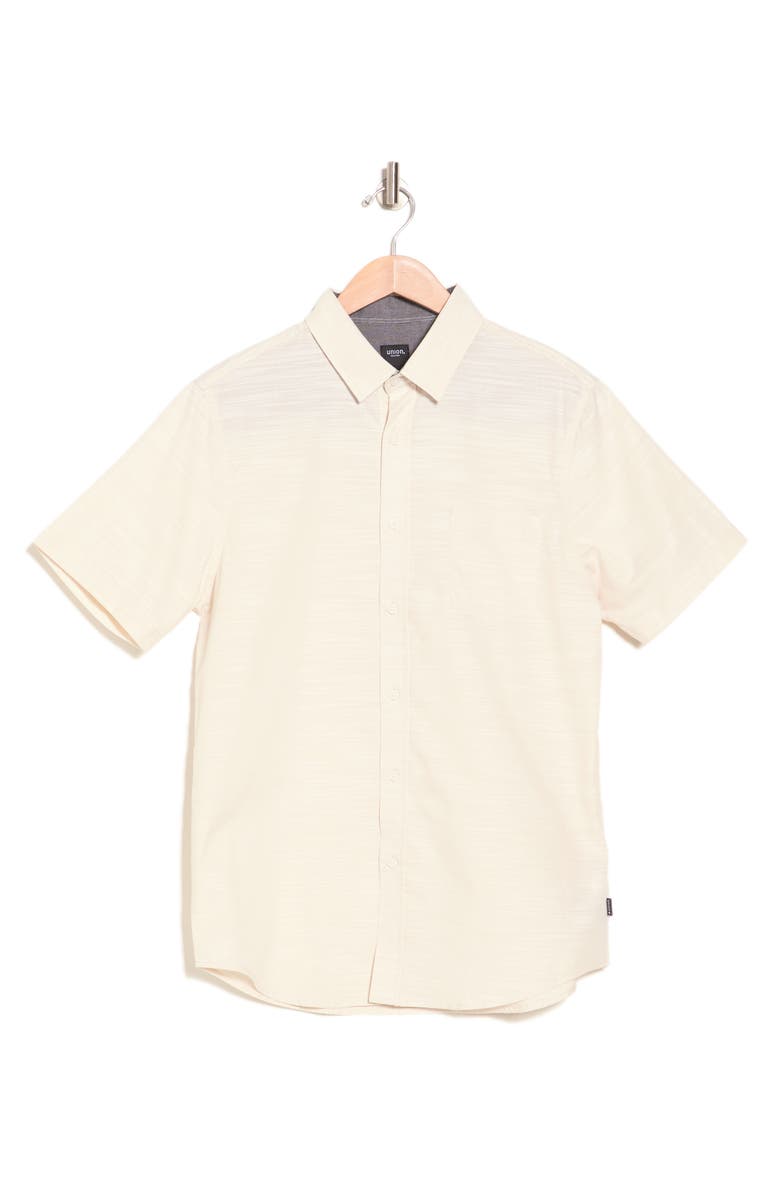 Union Lennox Short Sleeve Button-Up Shirt, Alternate, color, Sand
