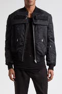 Rick Owens Tower Two-Piece Nylon Bomber Jacket