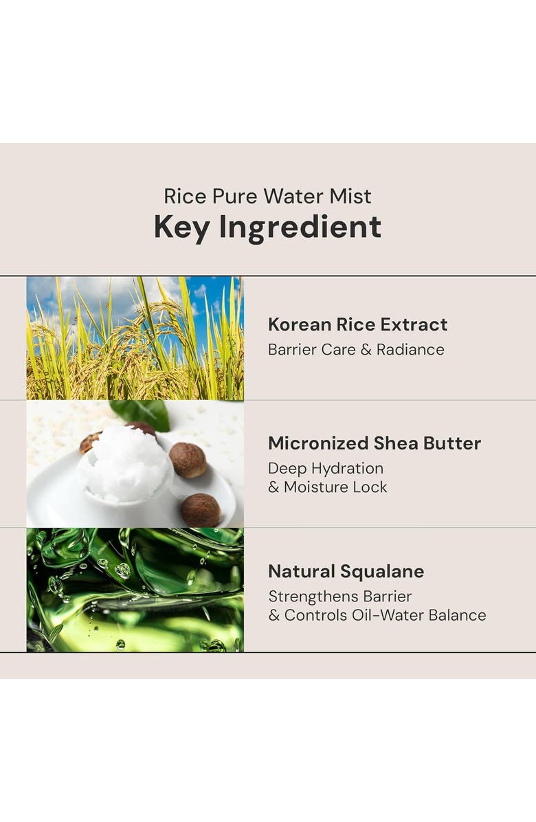 THANK YOU FARMER Rice Pure Watery Mist, Alternate, color, White