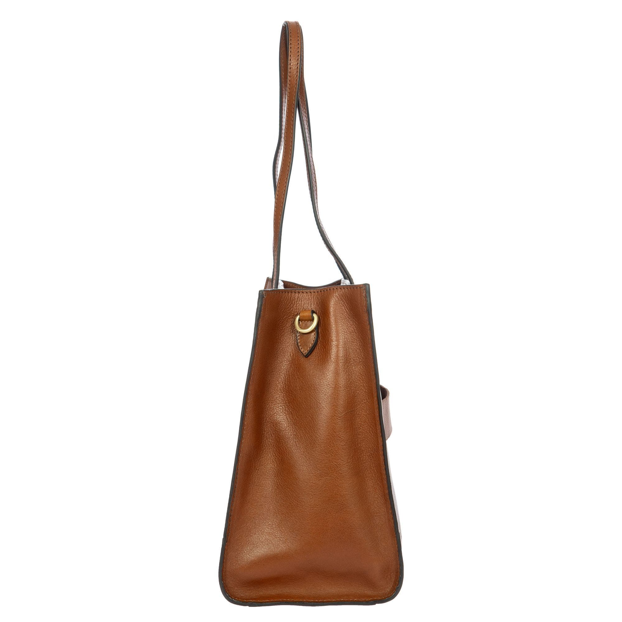 Bric's Life Pelle Volterra Opera Bag M, Alternate, color, Tobacco