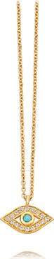 Astley Clarke Evil Eye Biography Pendant Necklace