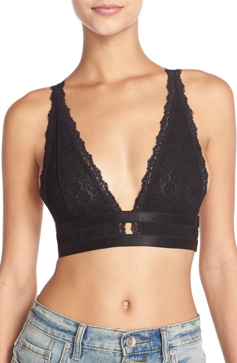 Free People 'Call Me Darling' Lace Bralette, Main, color,