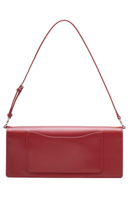 Marc Jacobs The Mirror Leather Shoulder Bag In Red
