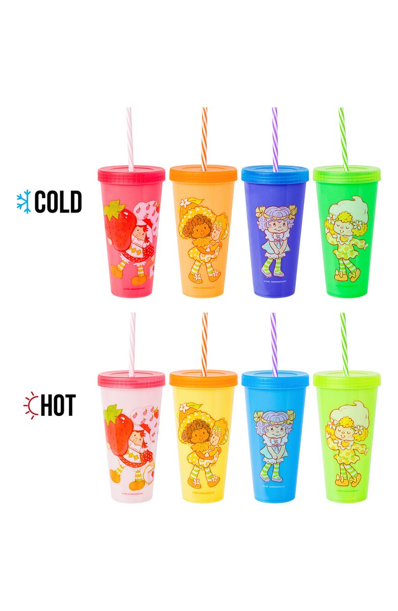 SANRIO x Strawberry Shortcake<sup>®</sup> Set of 4 Color Changing Tumblers, Alternate, color,
