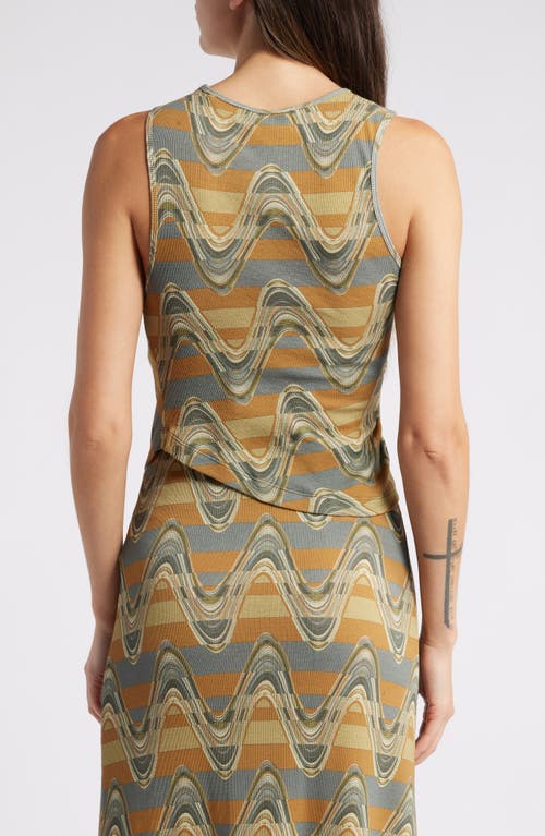Faithfull The Brand Lorie Sleeveless Knit Top In Ripple Green