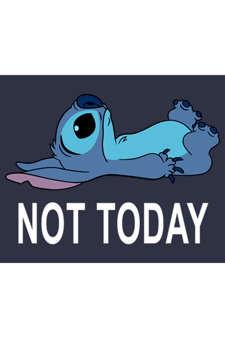 Women's Lilo & Stitch Not Today  Graphic T-Shirt, Alternate, color, Navy Blue