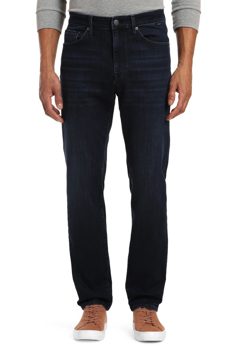 Steve Athletic Fit Jeans, Main, color, DARK INK SUPERMOVE