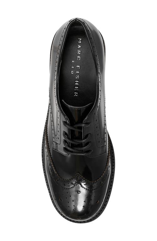 Marc Fisher Ltd Perrie Wingtip Derby In Black