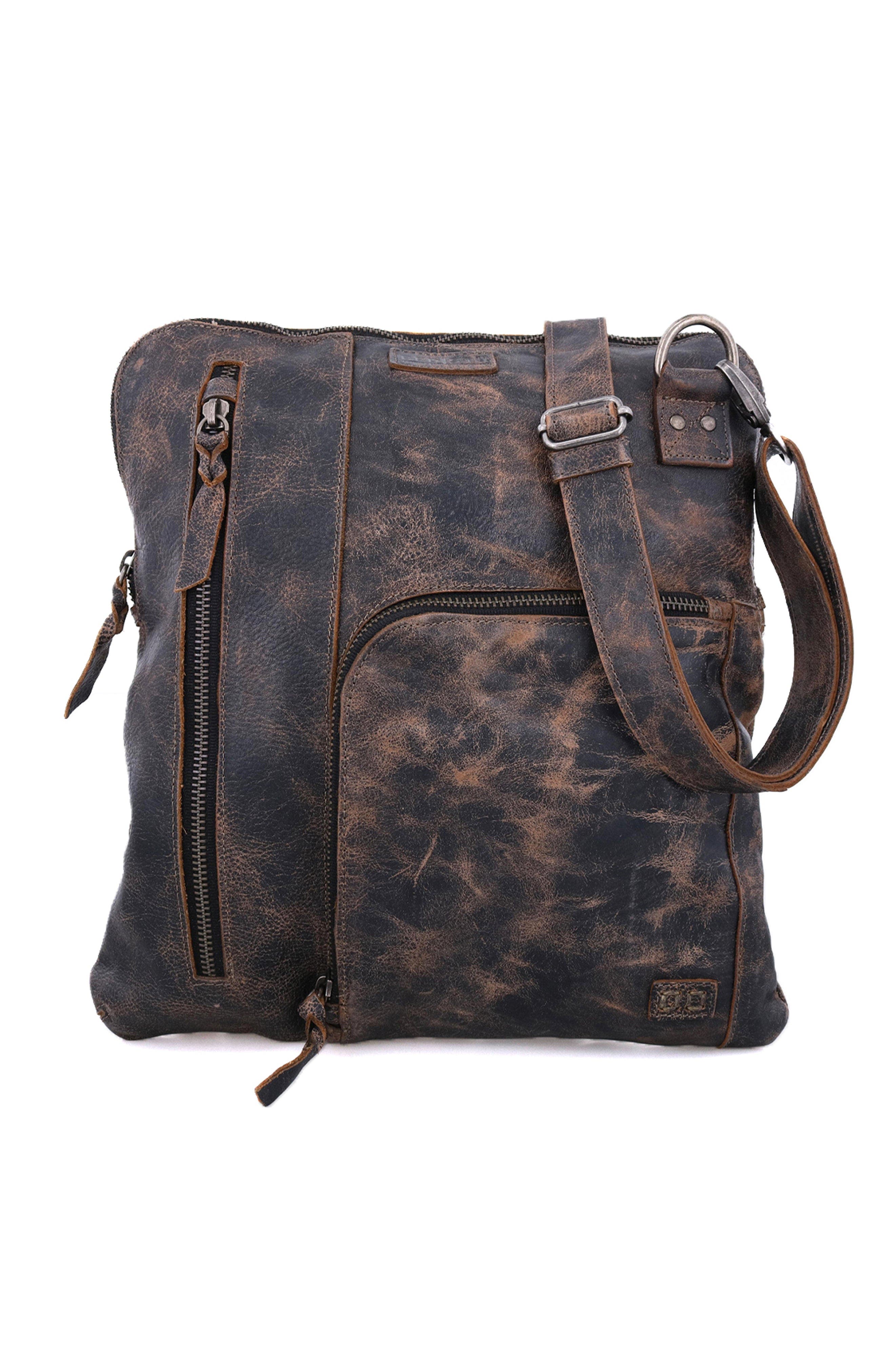 Bed Stu Aiken Handbag, Main, color, Black Lux