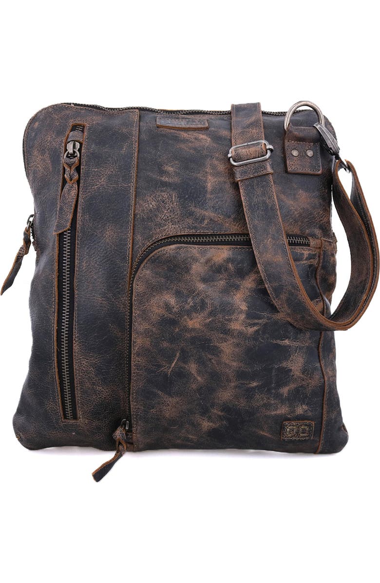 Bed Stu Aiken Handbag, Main, color, Black Lux