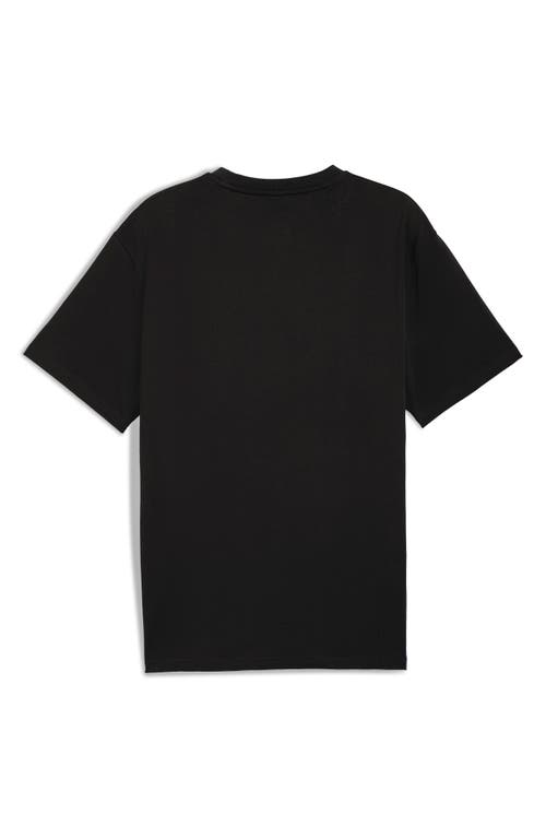 Puma Scuderia Ferrari Premium Graphic T-shirt In Black