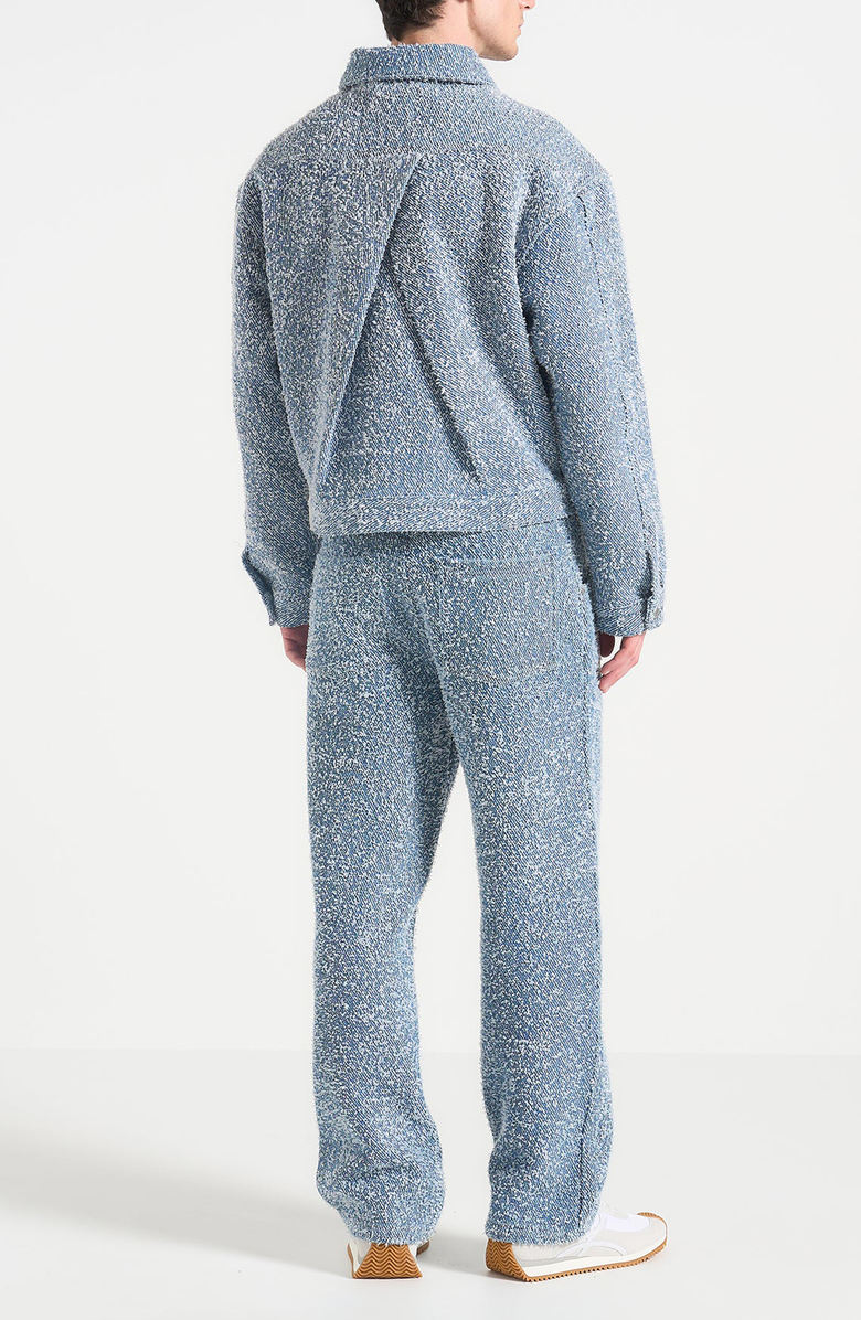 Manière De Voir Damien Boucle Jacket with Back Pleat, Alternate, color, Blue