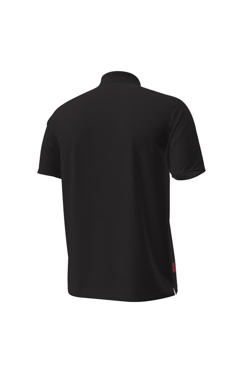 Under Armour Men's Under Armour Black Maryland Terrapins Performance Drive Chest Stripe Polo, Alternate, color, Black