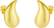 Spero London Pear Teardrop Earrings in Sterling Silver