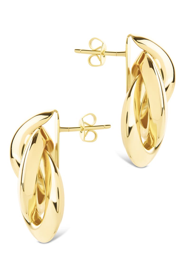 Ashton Layered Knocker Stud Earrings, Alternate, color, GOLD