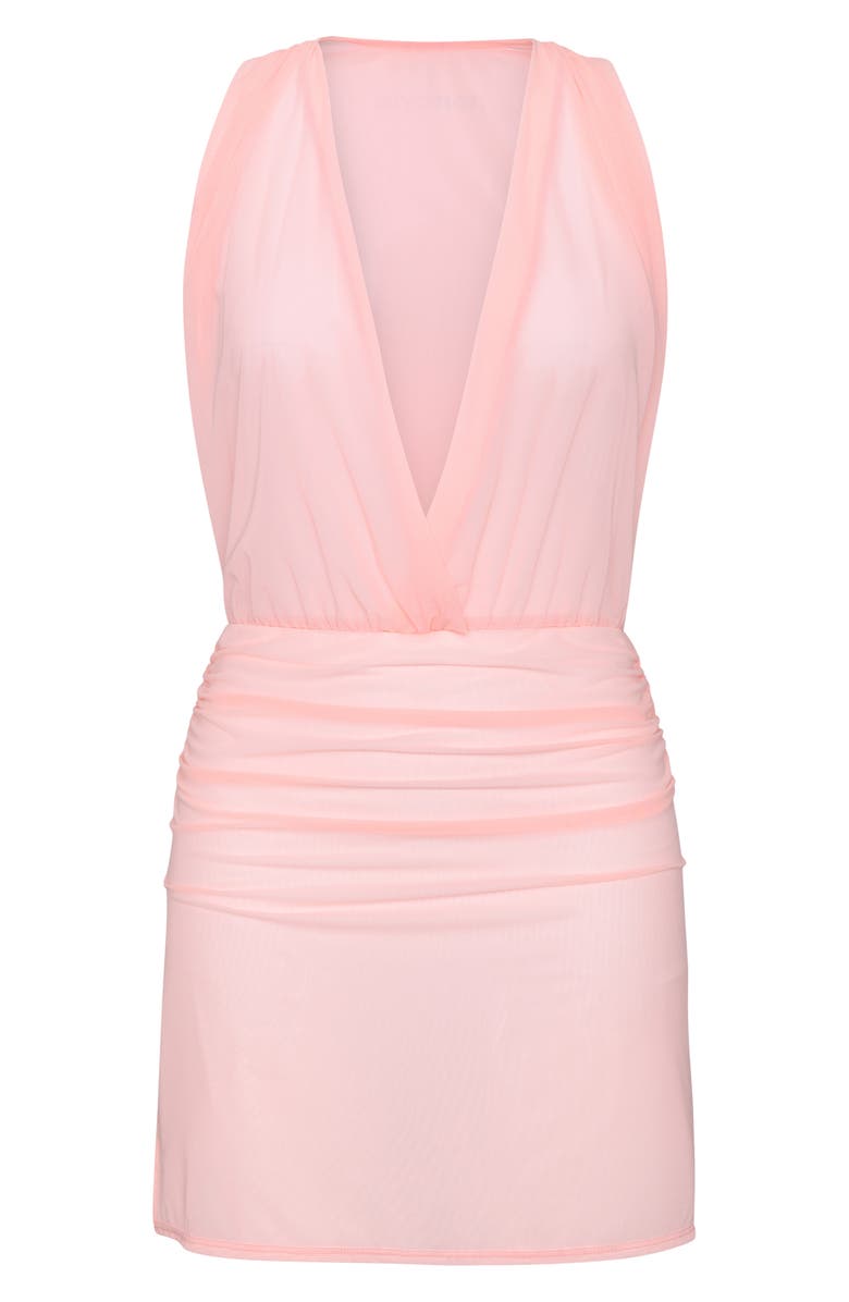 Sunshine 79 Maximal Sheer Mesh Cover-Up Sundress, Alternate, color, Blossom