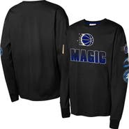 Mitchell & Ness Youth Mitchell & Ness Black Orlando Magic Hardwood Classics All Over Long Sleeve T-Shirt