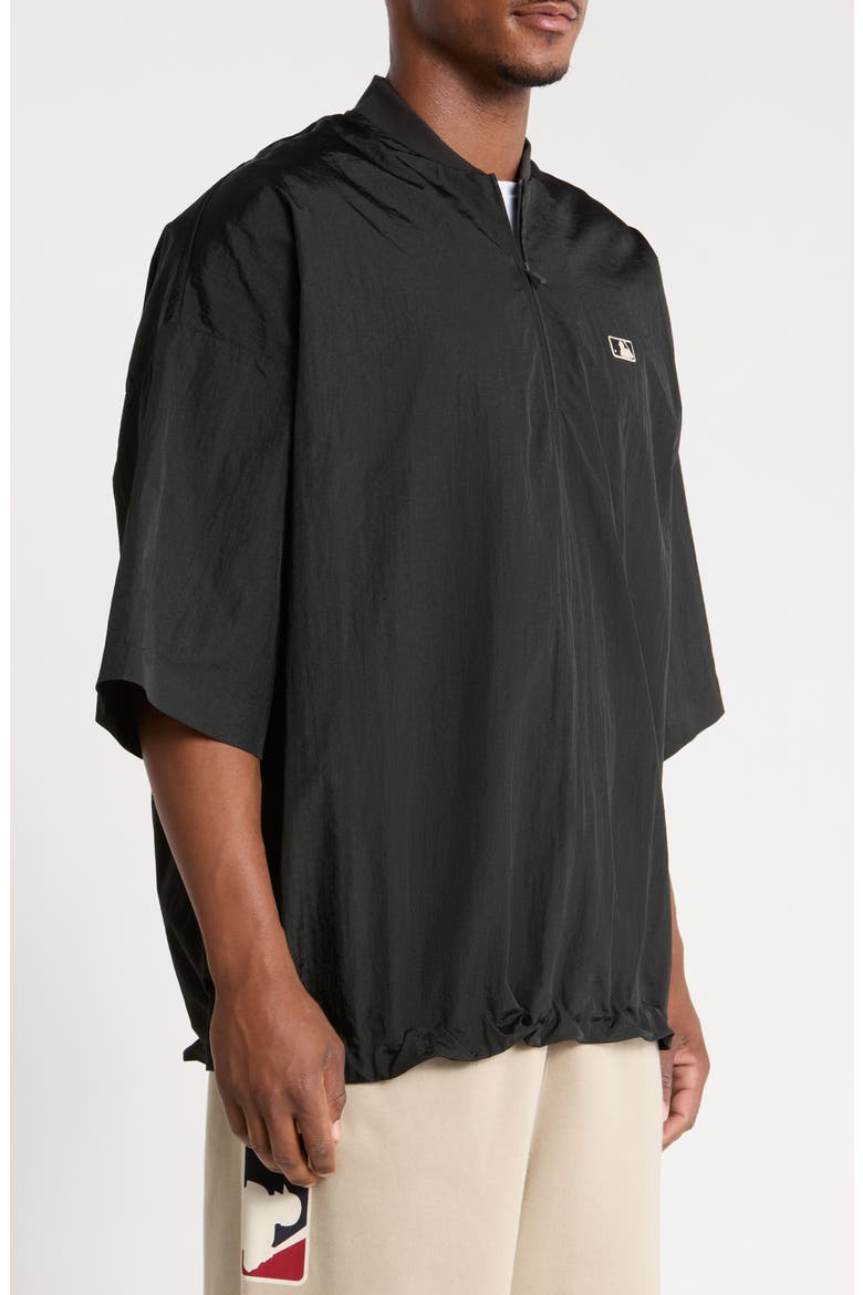 MLB Three-Quarter-Sleeve Pullover, Alternate, color, BLACK