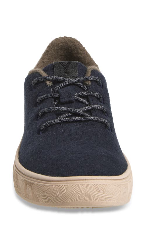 Yy Nation Cirro Wool Blend Water Resistant Low Top Sneaker In Blue