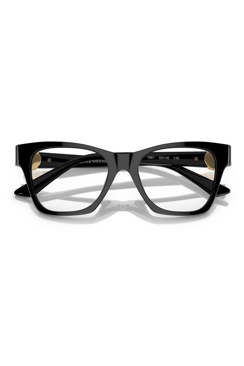 52mm Irregular Optical Glasses, Alternate, color, BLACK
