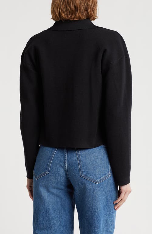 Love By Design Kogan Collared Crop Sweater Jacket