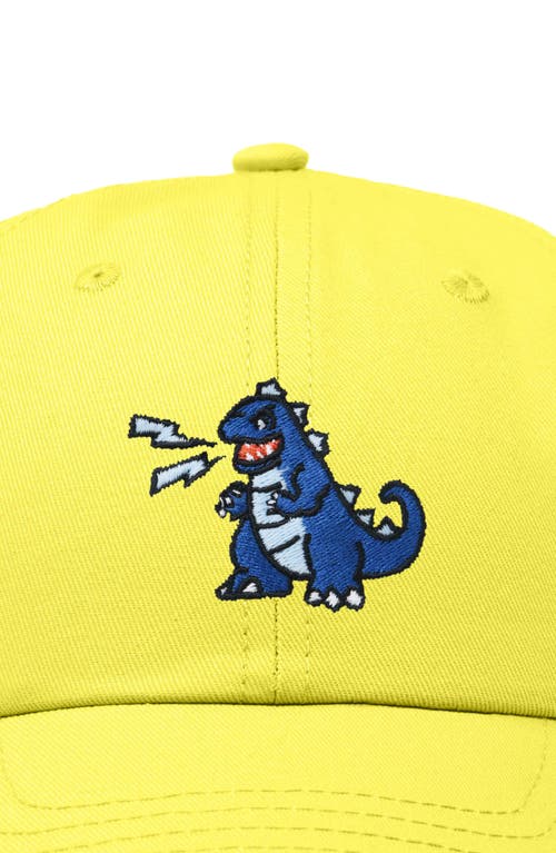 Shop Dalix Big Lizard Cap In Yellow