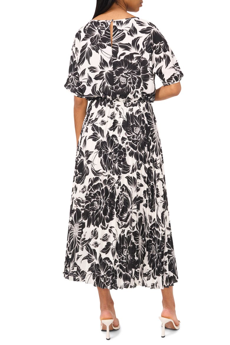 Floral Print Maxi Dress, Alternate, color, LUCENT WHITE