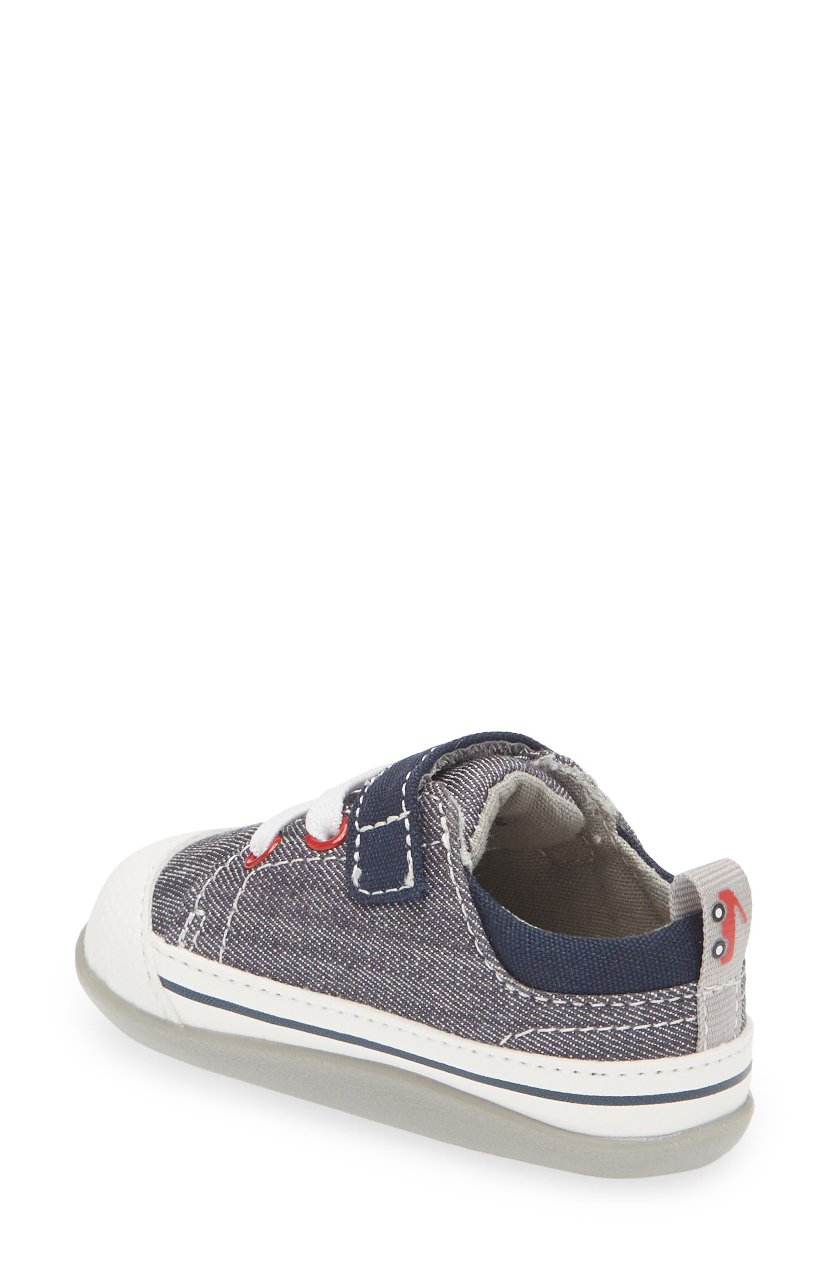 Stevie II Sneaker, Alternate, color, GRAY DENIM