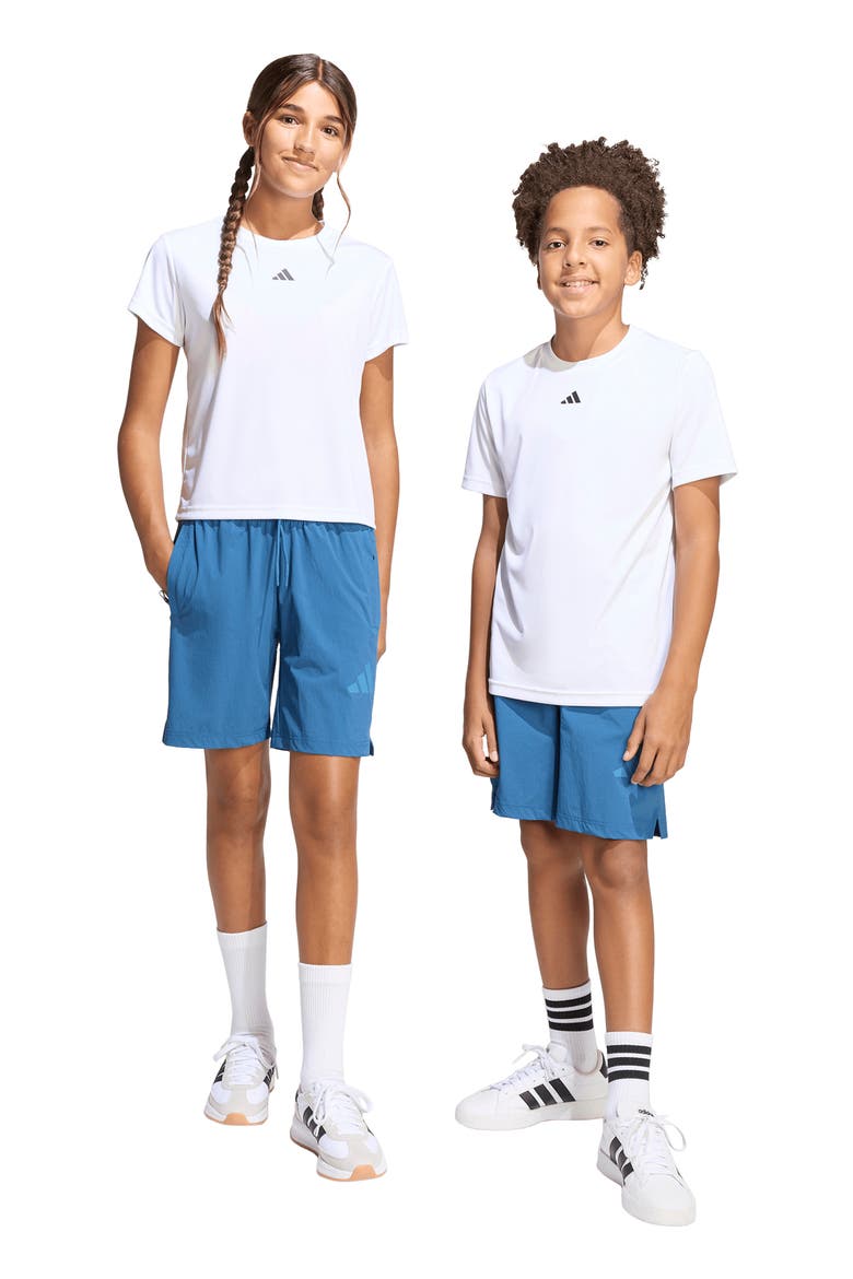 Kids' Z-N-E Woven Travel Shorts, Alternate, color, DUSKY PETROL/ DUSKY INK