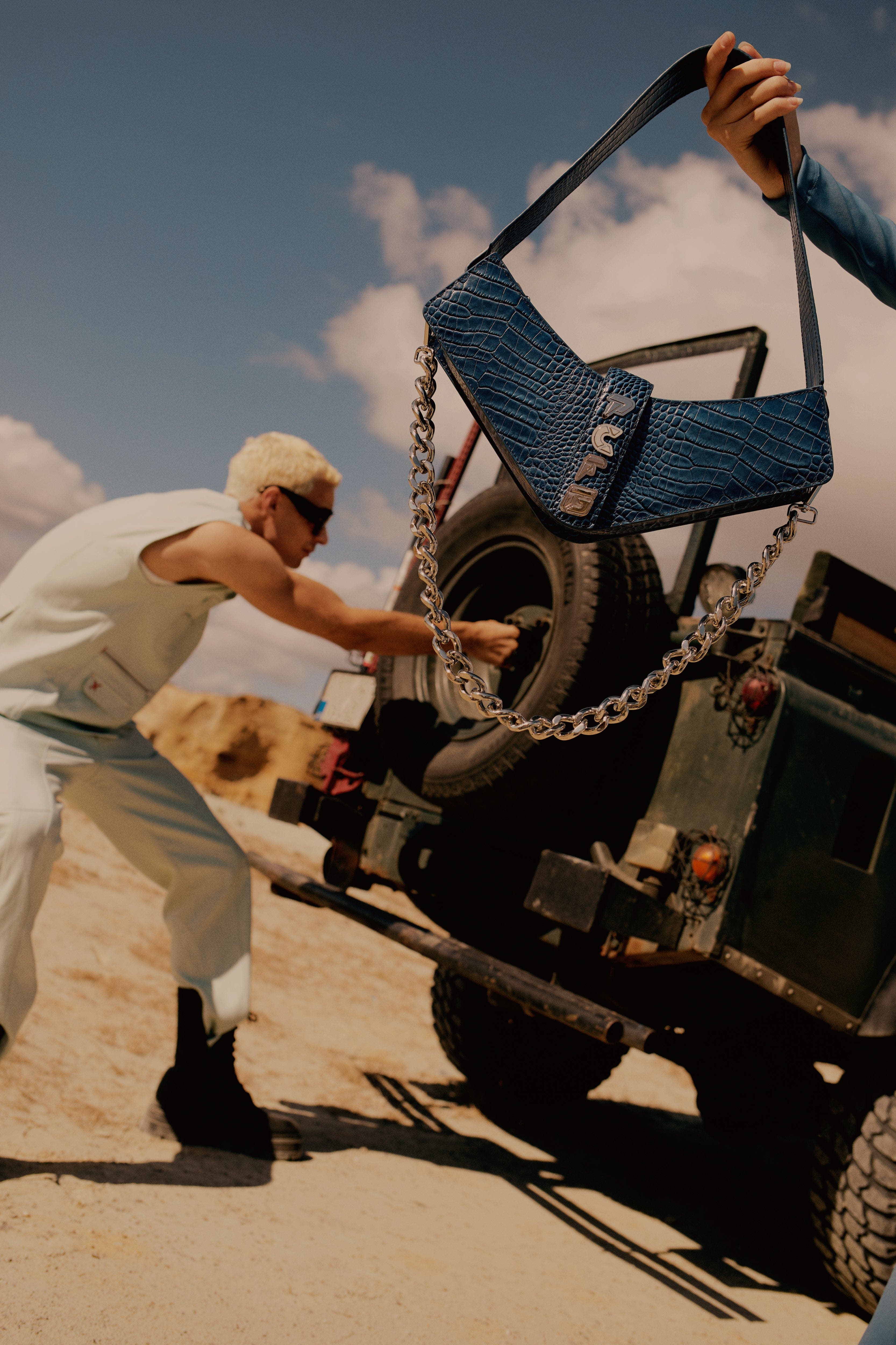 PCFG Boomerang Shoulder Bag, Alternate, color, Blue