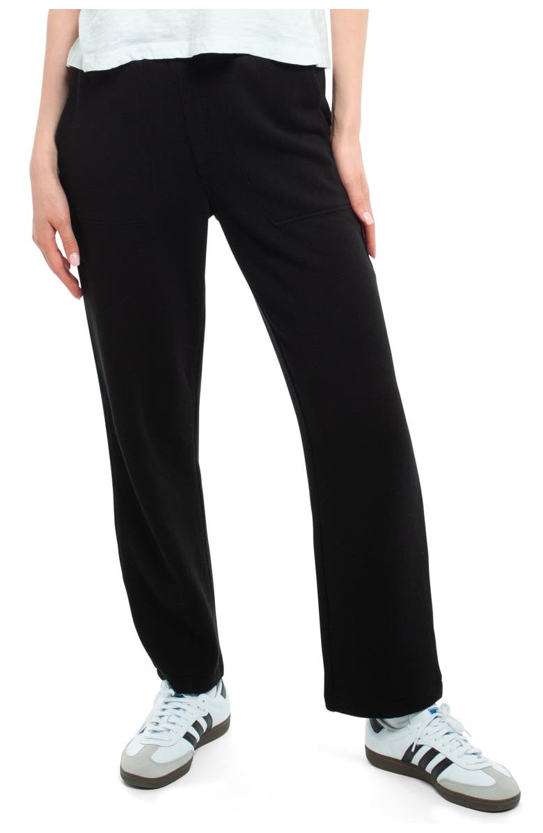 WILT Clothing Relaxed Pant with Elastic Waist, Main, color, Black