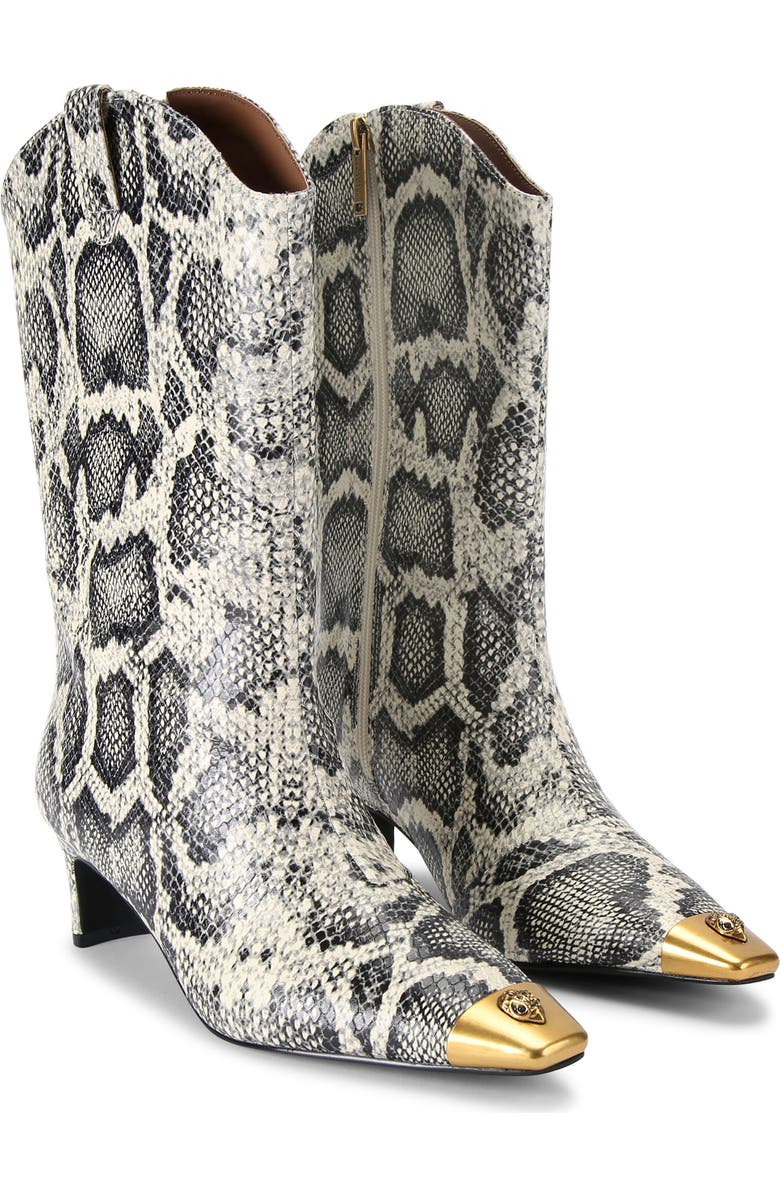 Kurt Geiger London Regent Snakeskin Print Boot, Alternate, color,