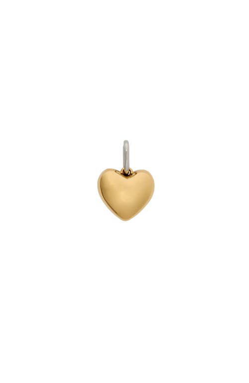 Burberry Heart Charm In Gold
