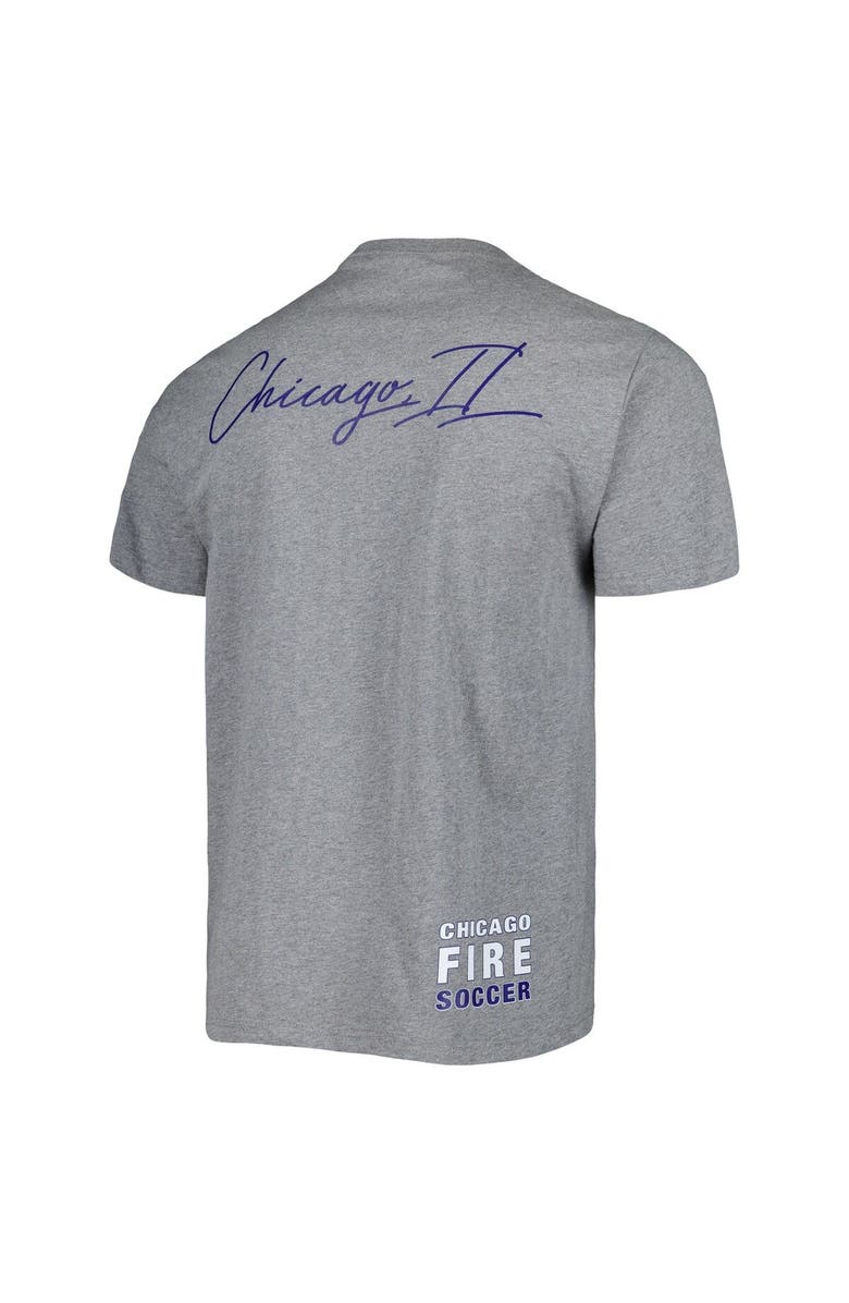 Mitchell & Ness Men's Mitchell & Ness Gray Chicago Fire City Tee, Alternate, color,