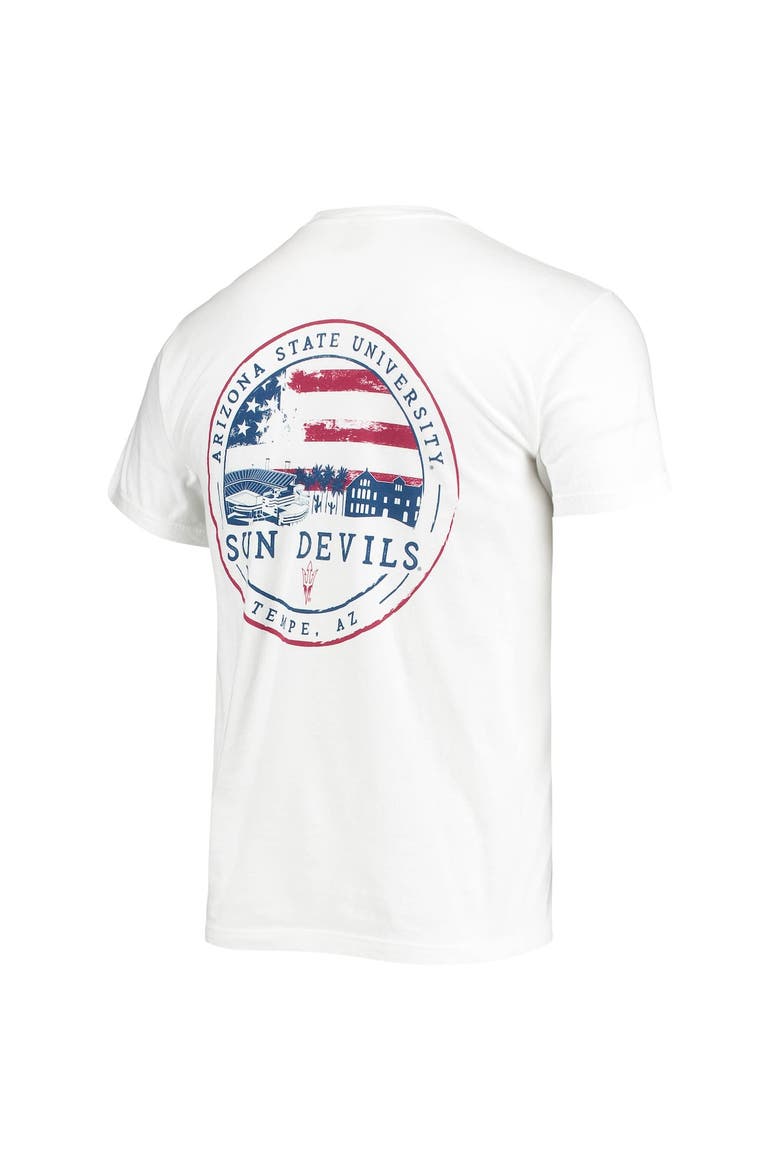 Men's White Arizona State Sun Devils Campus Americana T-Shirt, Alternate, color, White