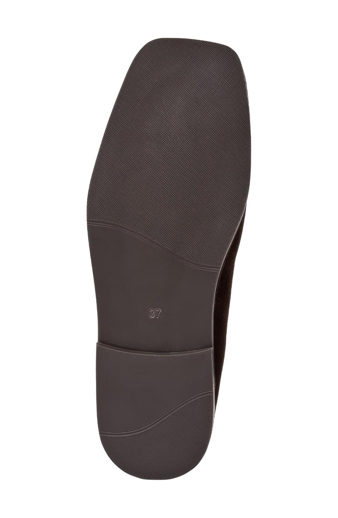 Phoebe Suede Loafer, Alternate, color, DARK BROWN SUEDE