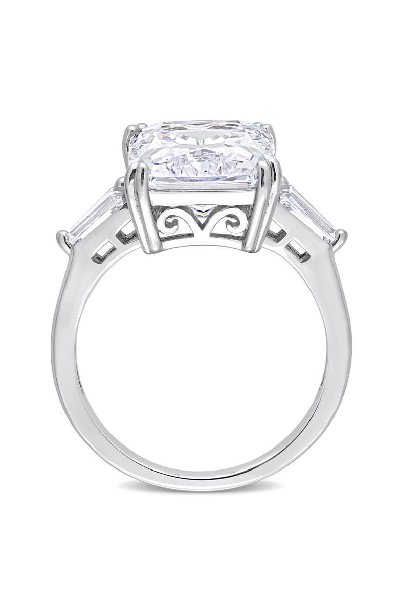 Julianna B. Cubic Zirconia 3-Stone Ring, Alternate, color, Sterling Silver