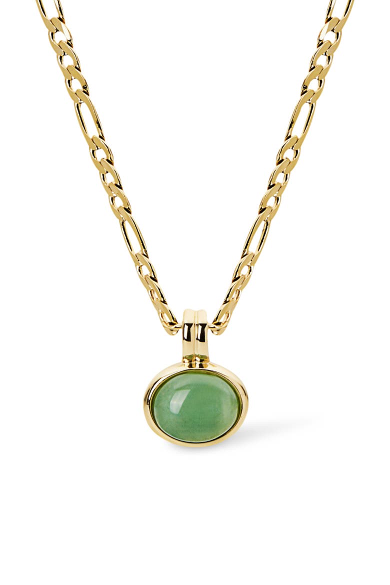 Gemstone Necklace - Meesh, Main, color, Gold