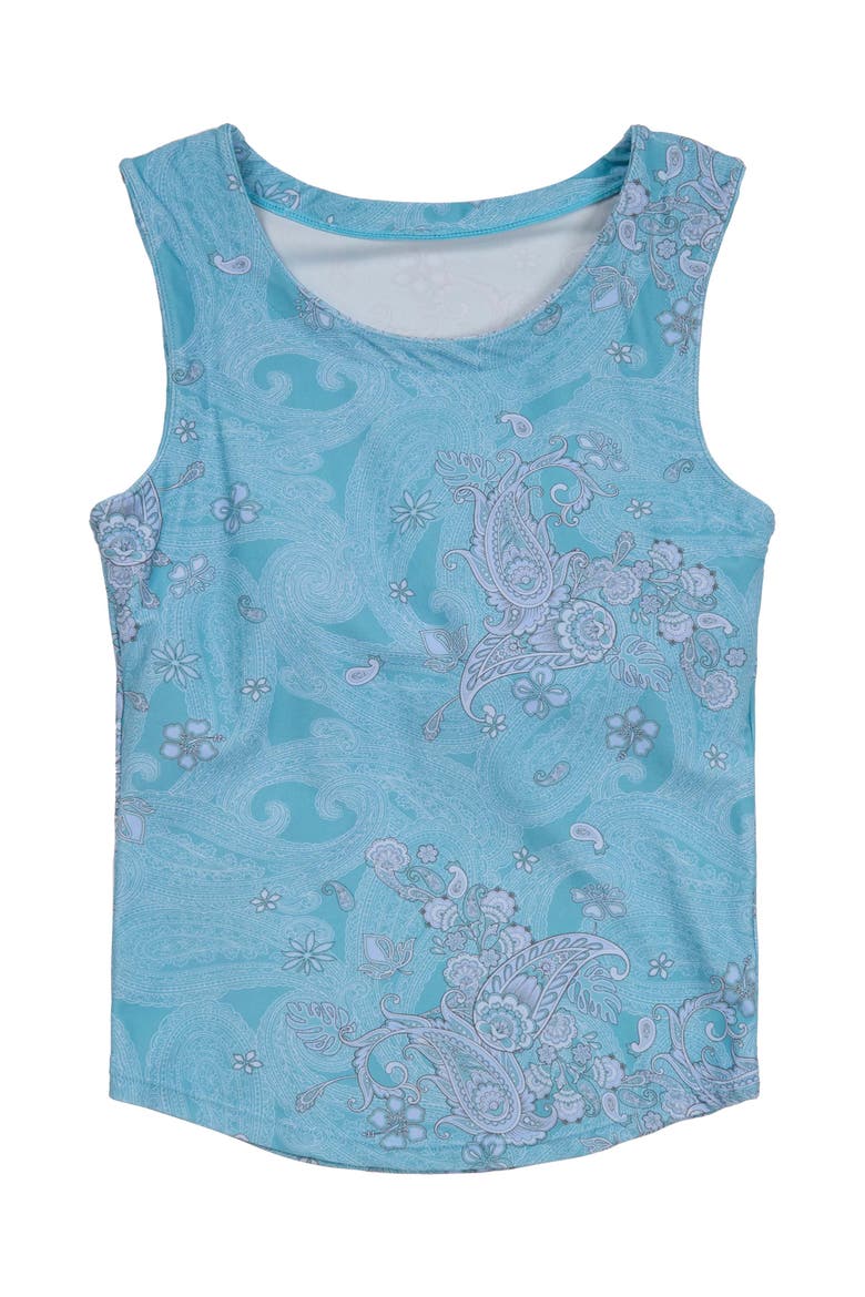 Paisley Explosion Womens Bikini Top, Alternate, color, Paisley Explosion Teal