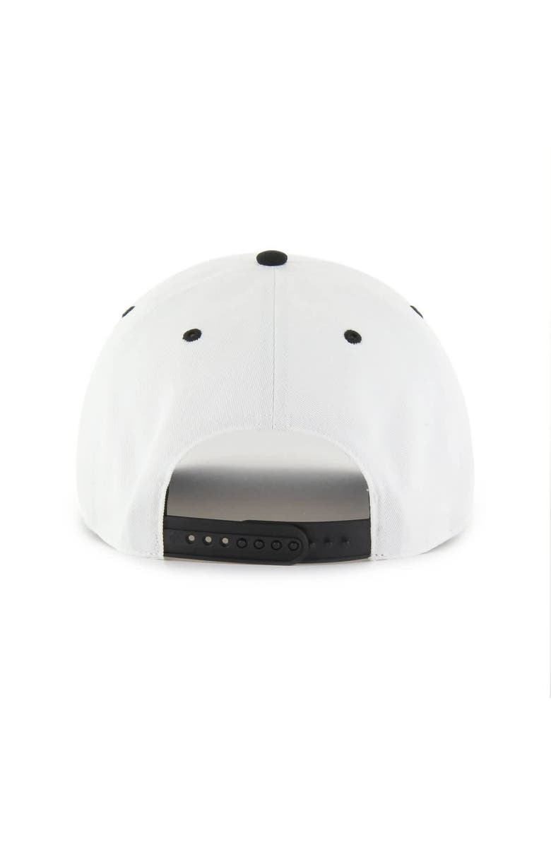 '47 Men's '47 White/Black Las Vegas Raiders Roscoe Two-Toned Hitch Adjustable Hat, Alternate, color, White