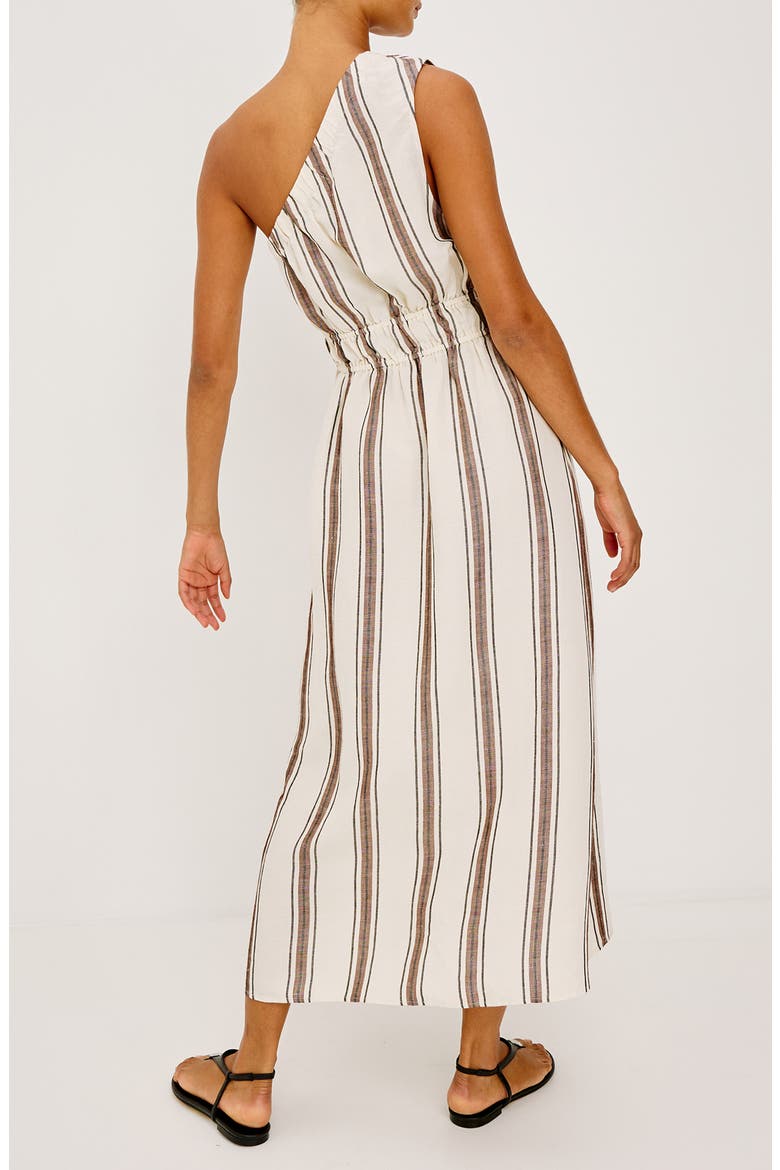 Selani Stripe One-Shoulder Maxi Dress, Alternate, color, SEQUOIA STRIPE