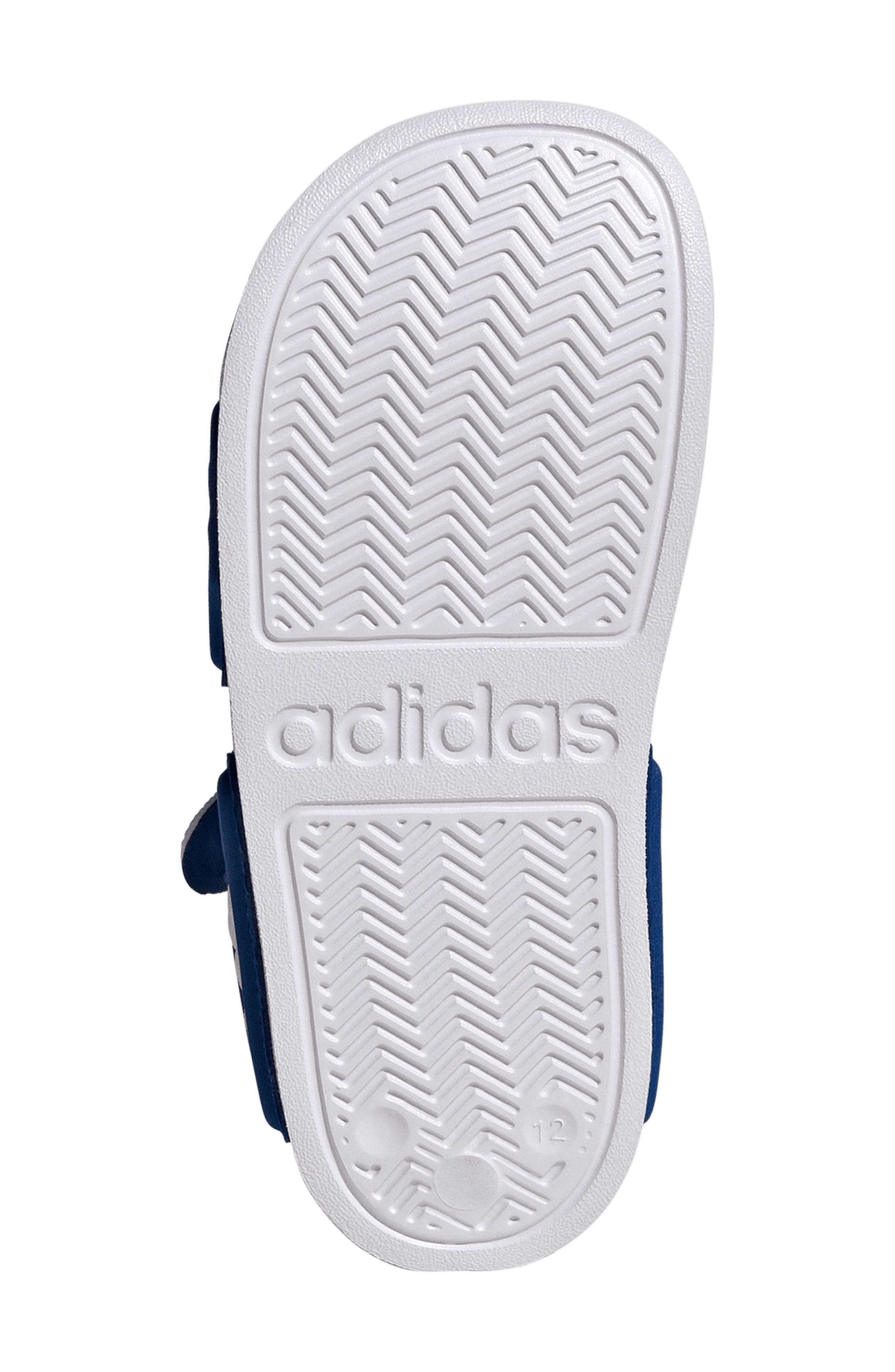 adidas Kids' Adilette Sandal, Alternate, color, Royal Blue/ White