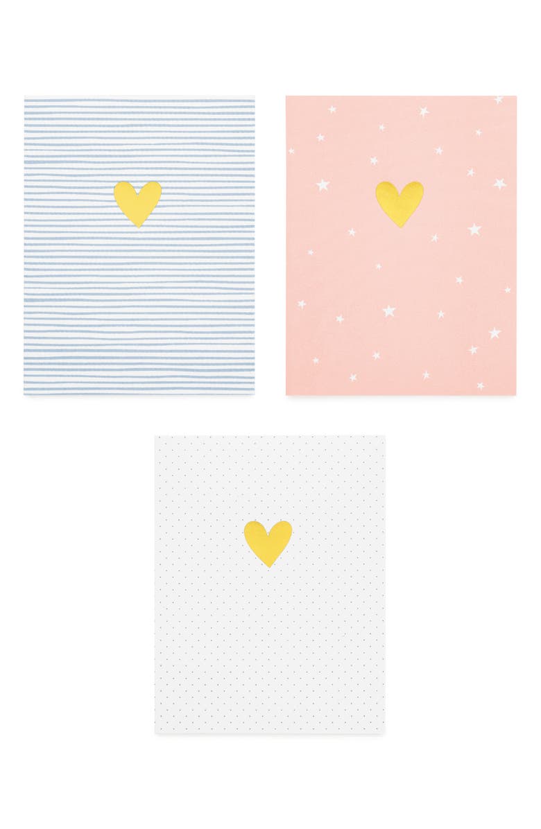 Sugar Paper Cards for Every Occasion Assorted Set of 12 Notecards & Envelopes, Alternate, color, White