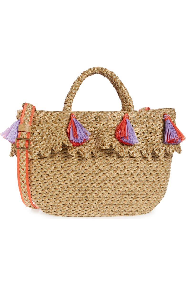 Eric Javits Ruffle Squishee<sup>®</sup> Tote, Main, color,