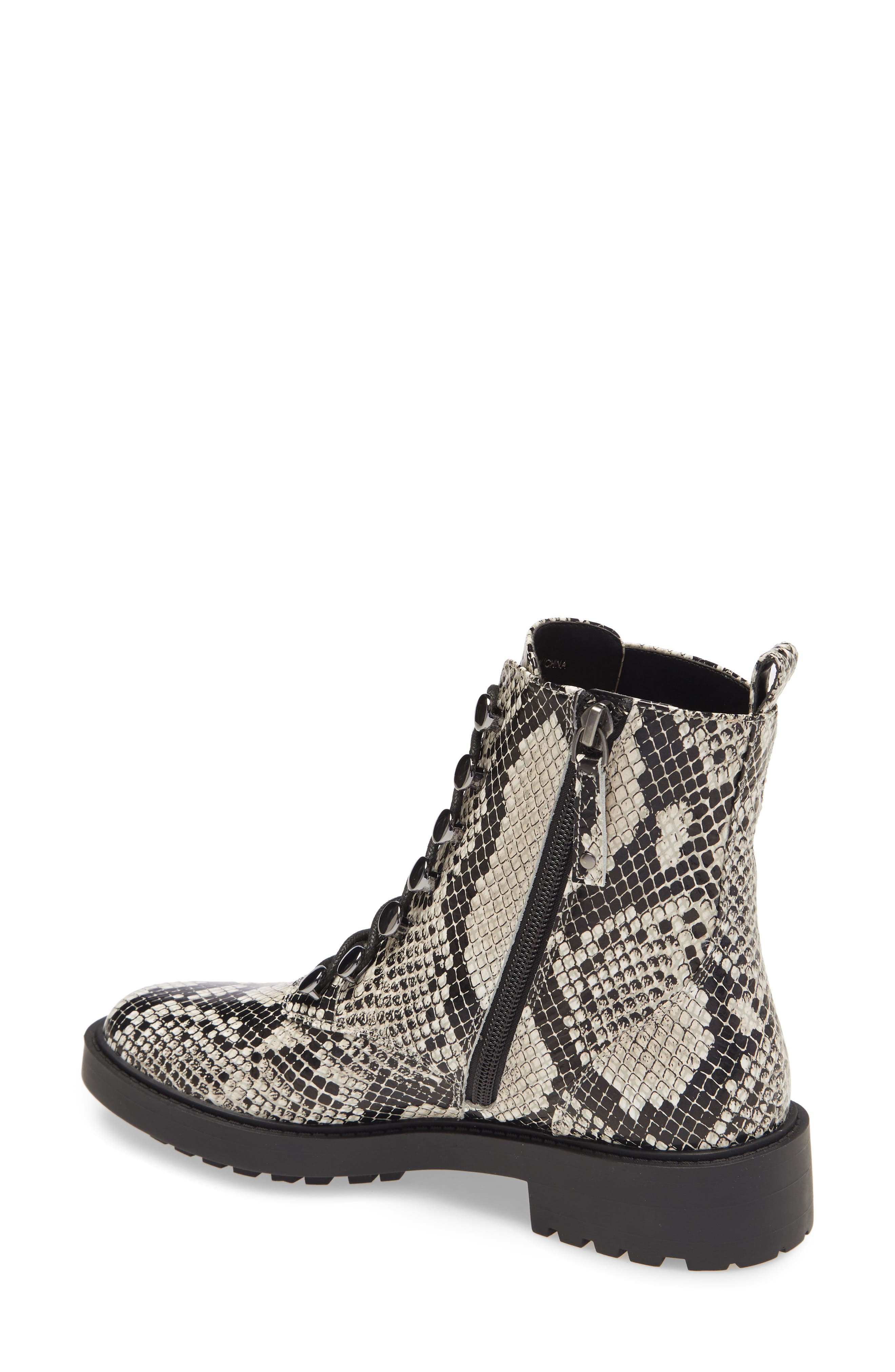 Linea Paolo Trinity Boot, Alternate, color, Crm/Blk